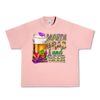 Salmon Mardi Gras and beer Urban Heavy Tee - BundleAndBundleShop