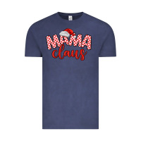 Vintage Denim Mama Claus Vintage Tee - MaliasSmallBusiness