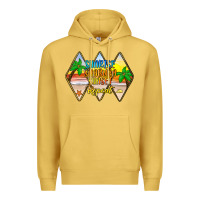 Antique Gold sunrise sunburn sunset repeat Premium Hoodie - JahusDesignShop