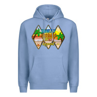 Colony Blue sunrise sunburn sunset repeat Premium Hoodie - JahusDesignShop