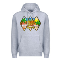 Heather Grey sunrise sunburn sunset repeat Premium Hoodie - JahusDesignShop