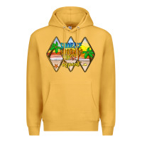 Mustard sunrise sunburn sunset repeat Premium Hoodie - JahusDesignShop