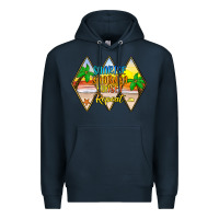 Navy sunrise sunburn sunset repeat Premium Hoodie - JahusDesignShop