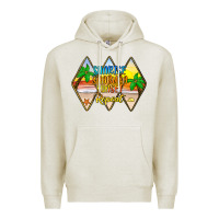 Oatmeal Heather sunrise sunburn sunset repeat Premium Hoodie - JahusDesignShop
