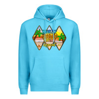 Ocean Blue sunrise sunburn sunset repeat Premium Hoodie - JahusDesignShop