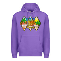 Purple sunrise sunburn sunset repeat Premium Hoodie - JahusDesignShop