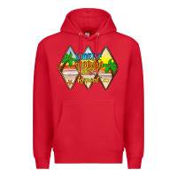 Red sunrise sunburn sunset repeat Premium Hoodie - JahusDesignShop