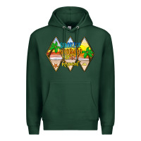 Sports Green sunrise sunburn sunset repeat Premium Hoodie - JahusDesignShop