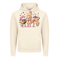 Vintage Artic mexican christmas pan dulce cartoon characters Vintage Hoodie - MaliasSmallBusiness