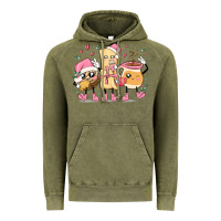 Mexican Christmas Pan Dulce Cartoon Characters Vintage Hoodie | Teevron