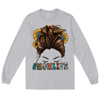Moon Dust mom life messy bun Long Sleeve Tee - Jasminsmagicworld