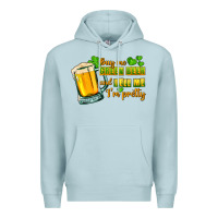 Blue Mist Buy me green beer and tell me i'm pretty Premium Hoodie - CowGirlArtShop