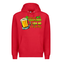 Red Buy me green beer and tell me i'm pretty Premium Hoodie - CowGirlArtShop
