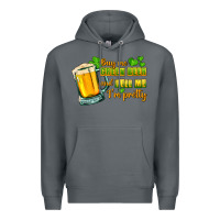 Rock Buy me green beer and tell me i'm pretty Premium Hoodie - CowGirlArtShop