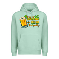 Seafoam Buy me green beer and tell me i'm pretty Premium Hoodie - CowGirlArtShop