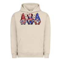 Pigment French Oak American Gnomes Urban Hoodie - CowhideDigitalArt