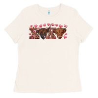 Bone Xoxo highland cows Ladies Tee - RanaPortraitStore