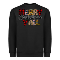 Black Merry Christmas Y'all Heavyweight Sweatshirt - Bettercallsaul