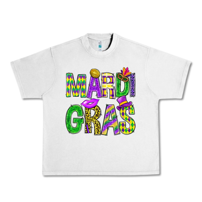 Mardi Gras Carnaval Mask With Fleur De Lis Urban Heavy Tee by BundleAndBundleShop | Teevron