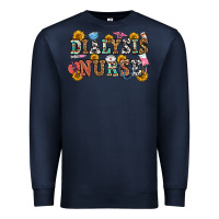 Navy dialysis nurse Premium Sweatshirt - OliviaCreatesArt