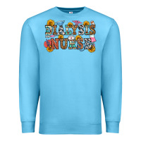 Ocean Blue dialysis nurse Premium Sweatshirt - OliviaCreatesArt