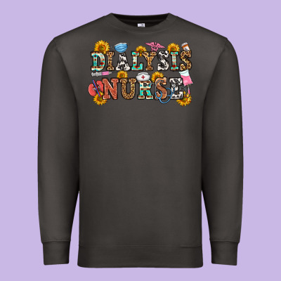 Dialysis Nurse Premium Sweatshirt Designed By Oliviacreatesart
