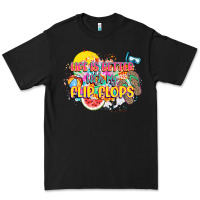 Black Life is better with my flip flops Premium Tee - NancyCooperArtShop