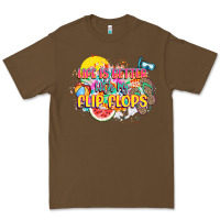 Cacao Life is better with my flip flops Premium Tee - NancyCooperArtShop