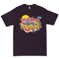 Plum Life is better with my flip flops Premium Tee - NancyCooperArtShop