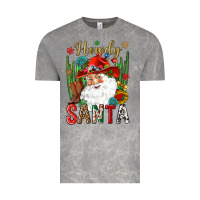 Cloud Rock Howdy Santa Vintage Tee - NancyCooperArtShop