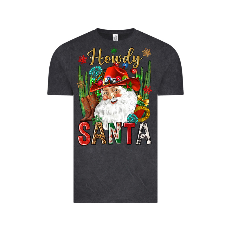 Howdy Santa Vintage Tee by NancyCooperArtShop | Teevron