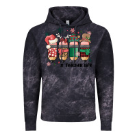 Cloud Black teacher christmas Vintage Hoodie - MaliasSmallBusiness