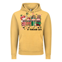 Vintage Mustard teacher christmas Vintage Hoodie - MaliasSmallBusiness