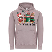 Vintage Zinc teacher christmas Vintage Hoodie - MaliasSmallBusiness