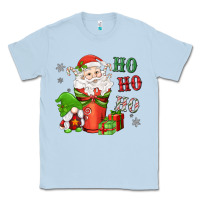 Dusty Blue ho ho ho gnome santa coffee cup Classic Tee - MaliasSmallBusiness