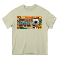 Mossy soccer mom with ball and sunflower cactus serape licanse plate Heavy Core Tee - Artiststas