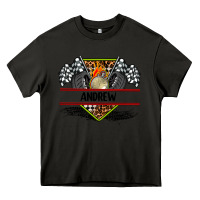 Asphalt custom name race flag and race equipment Heavy Core Tee - AdoDesignShop