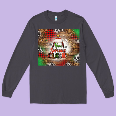 You Serious Clark Christmas Tree Long Sleeve Tee Designed By Jasminsmagicworld