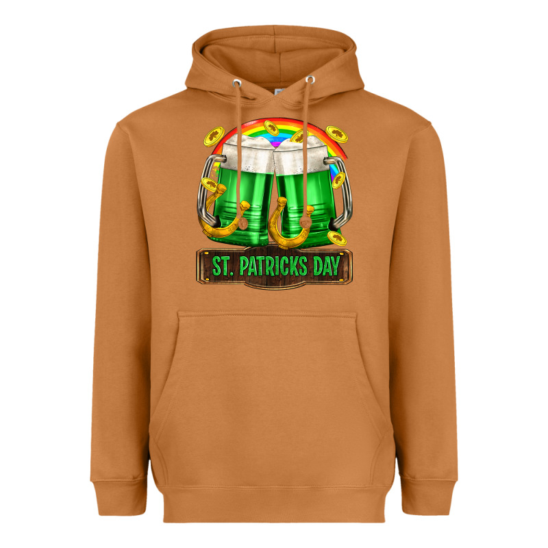 St. Patrick's Day Beer Heavyweight Hoodie by OliviaCreatesArt | Teevron