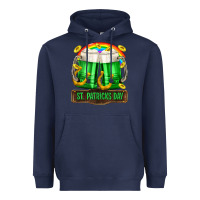 Navy St. Patrick's Day beer Heavyweight Hoodie - OliviaCreatesArt