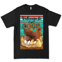 Black Western Welcome To Our Coop Premium Tee - LillyAllenDesigns