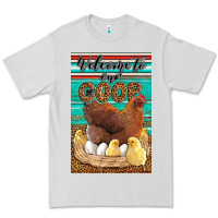 Dove Grey Western Welcome To Our Coop Premium Tee - LillyAllenDesigns