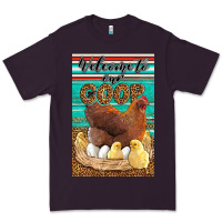 Plum Western Welcome To Our Coop Premium Tee - LillyAllenDesigns