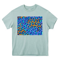 Arona leopard background turquoise and gold 3200x2400 Heavy Core Tee - AdoDesignShop