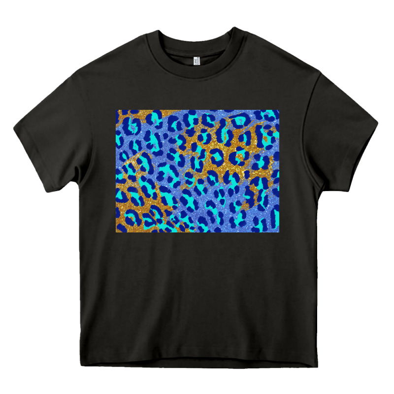 Leopard Background Turquoise And Gold 3200x2400 Heavy Core Tee by AdoDesignShop | Teevron