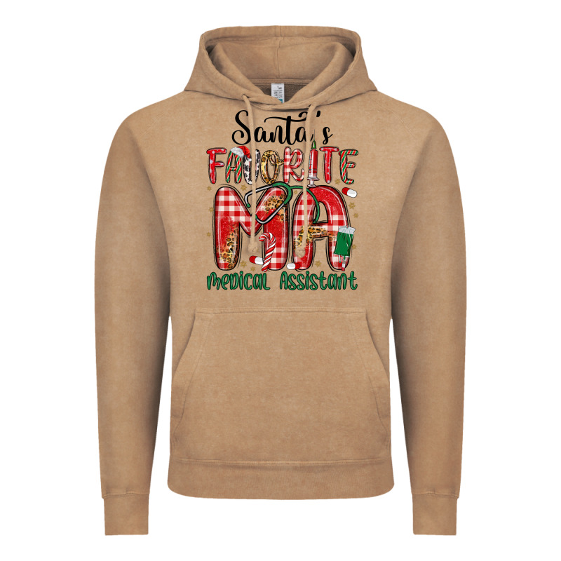 Santa Favorite Medical Assistant Vintage Hoodie by MaliasSmallBusiness | Teevron