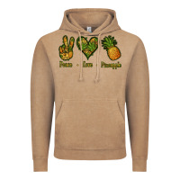 Vintage Coffee Peace Love Pineapple Vintage Hoodie - Jasminsmagicworld