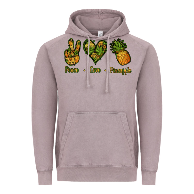 Peace Love Pineapple Vintage Hoodie by Jasminsmagicworld | Teevron