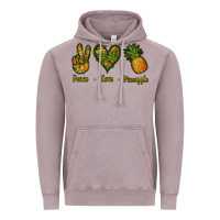 Vintage Zinc Peace Love Pineapple Vintage Hoodie - Jasminsmagicworld