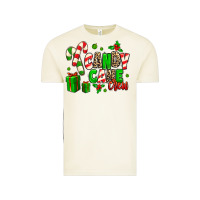 Vintage Arctic Candy Cane Crew Vintage Tee - MaliasSmallBusiness